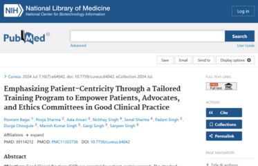 Patient advocate for clinical research(PACER)